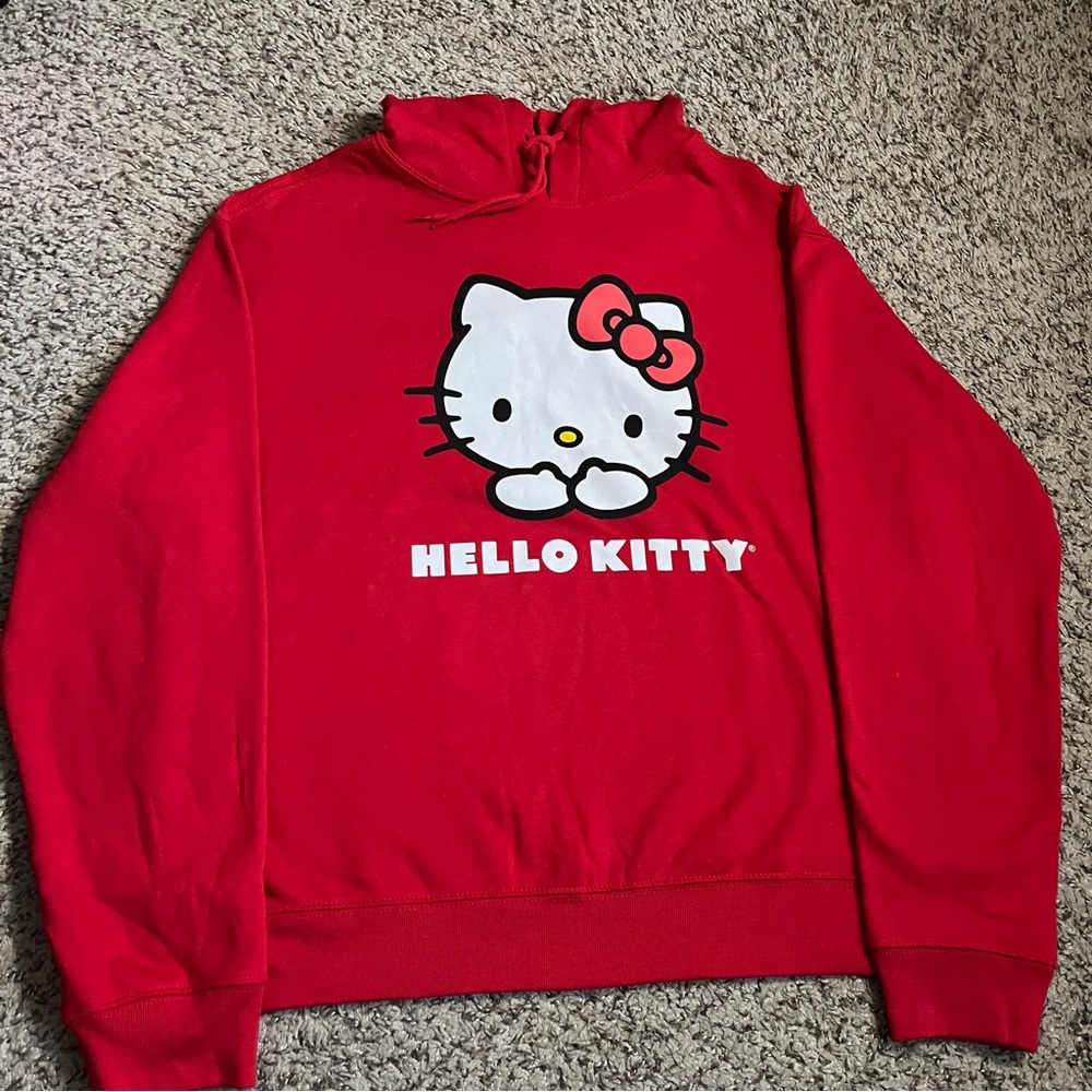 Sanrio Hello Kitty Hoodie Red Women's L